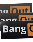 RATED X - BANG OUT STICKER