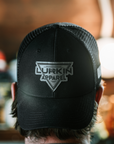 LURKIN BLACK TRUCKER SNAPBACK