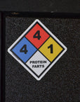 PROTEIN HAZARD STICKER