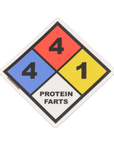 PROTEIN HAZARD STICKER
