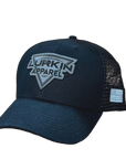 LURKIN BLACK TRUCKER SNAPBACK