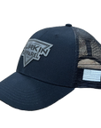 LURKIN BLACK TRUCKER SNAPBACK