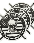 LIFT HEAVY STICKER
