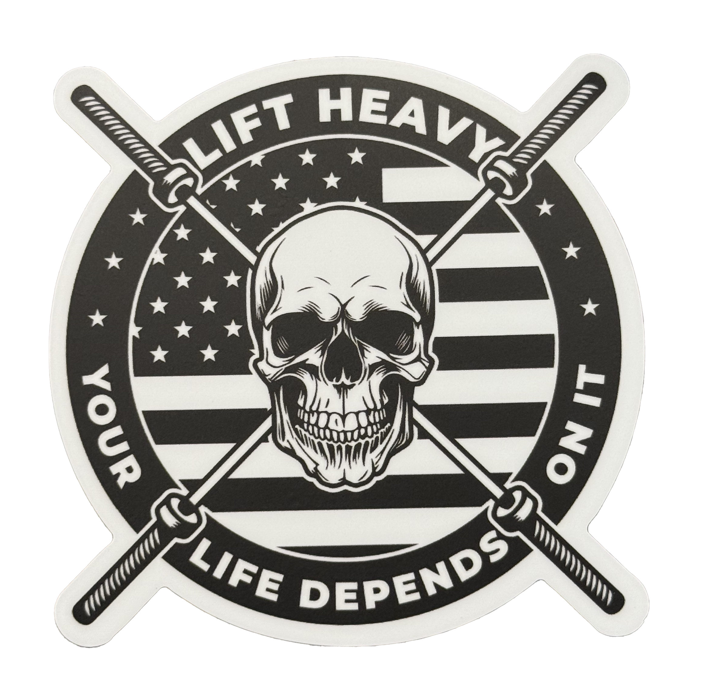 LIFT HEAVY STICKER – LURKIN APPAREL