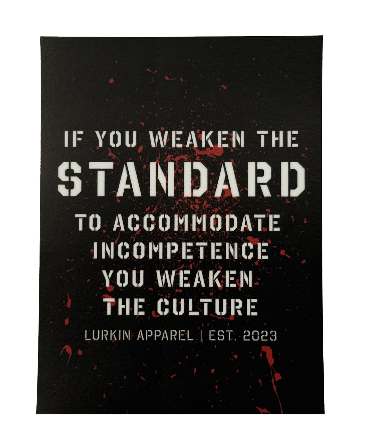 THE STANDARD STICKER – LURKIN APPAREL
